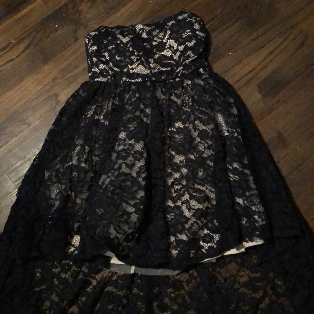 Sequin Hearts Prom Dance Formal Strapless Dress